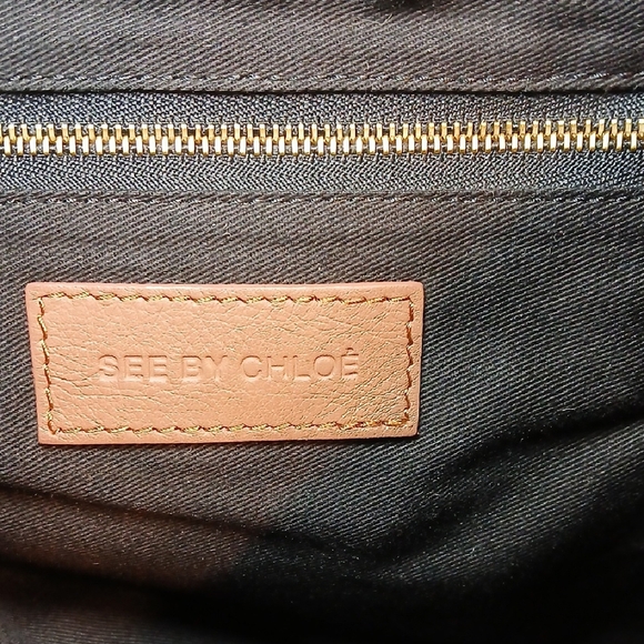 Authentic See by Chloé Leather Bag | Convertible Shoulder & Crossbody Tote - Picture 2 of 6